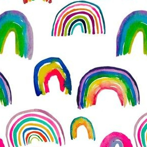 Watercolor Rainbow Mix 