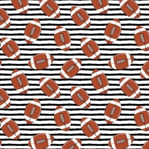 (1" scale) college football (black stripes)