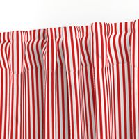 Coordinating Red Stripes on white