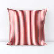 Coordinating Red Stripes on white