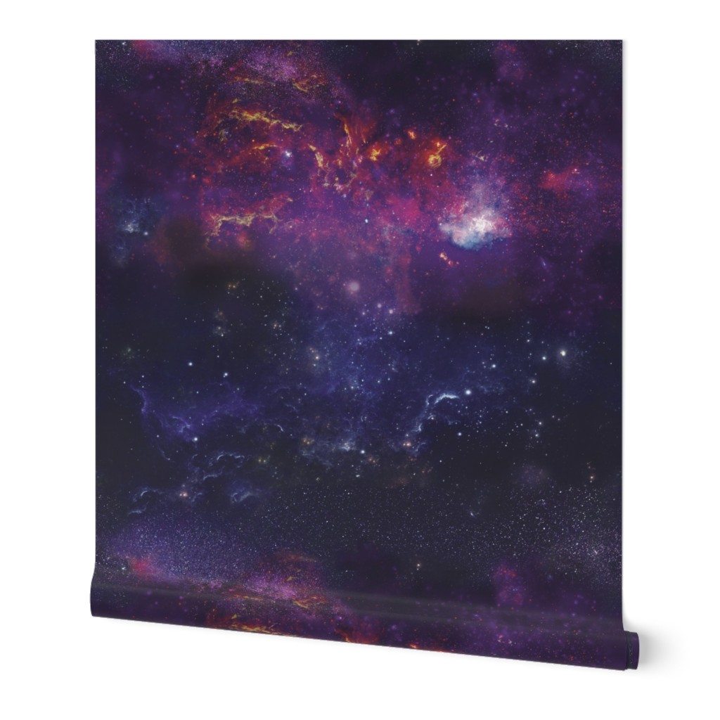 Galaxies Large Scale Purple Violet Stars