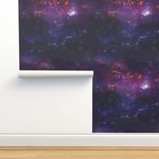 Galaxies Large Scale Purple Violet Stars