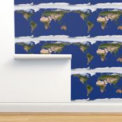 Earth Map Large Scale Surface 