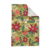 Holly Floral-Green