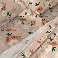Santa Fe Watercolor Florals // Peach