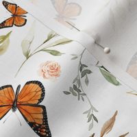 Monarch Butterflies // White