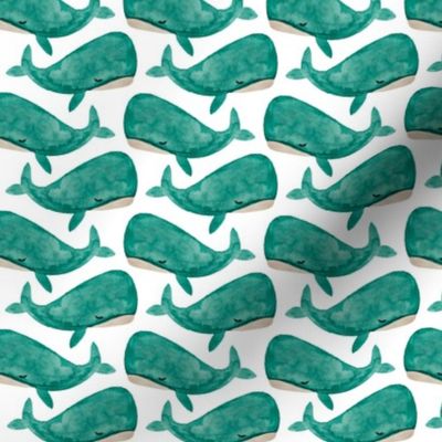 jonah's whale // teal // small 