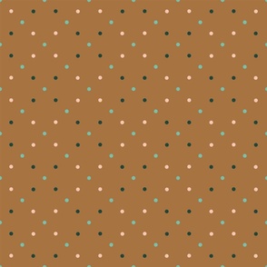 Apple Spice Spaced Diagonal Dots