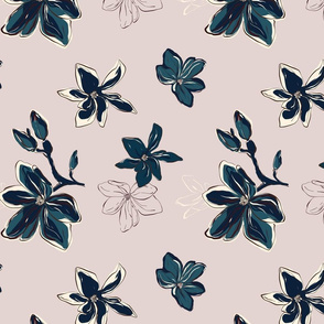 Flower botanical pattern