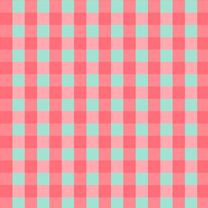 Buffalo Check | Pink & Teal