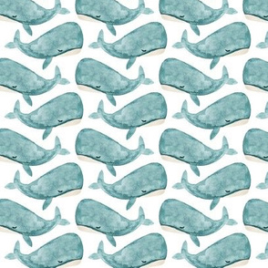 jonah's whale // silver blue // small 