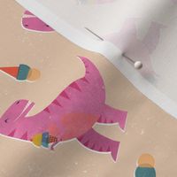 Pink Dino Ice Cream Party