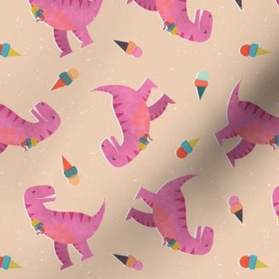 Pink Dino Ice Cream Party