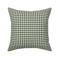 6" Olive Green Gingham