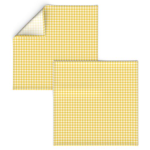 6" Yellow Gingham