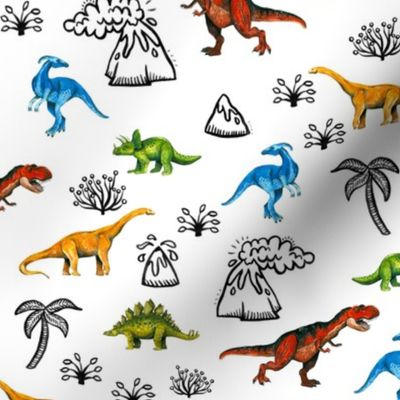 Happy Dinosaurs Map - Small