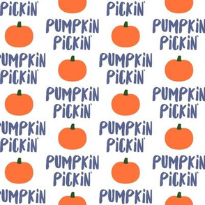 Pumpkin Pickin' - Blue - Fall - LAD19