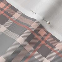 Peach and Brown Plaid V.04