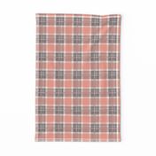 Peach and Brown Plaid V.07