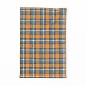 Blue and Orange Plaid V.01