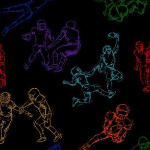 Football 4 color-onBlack