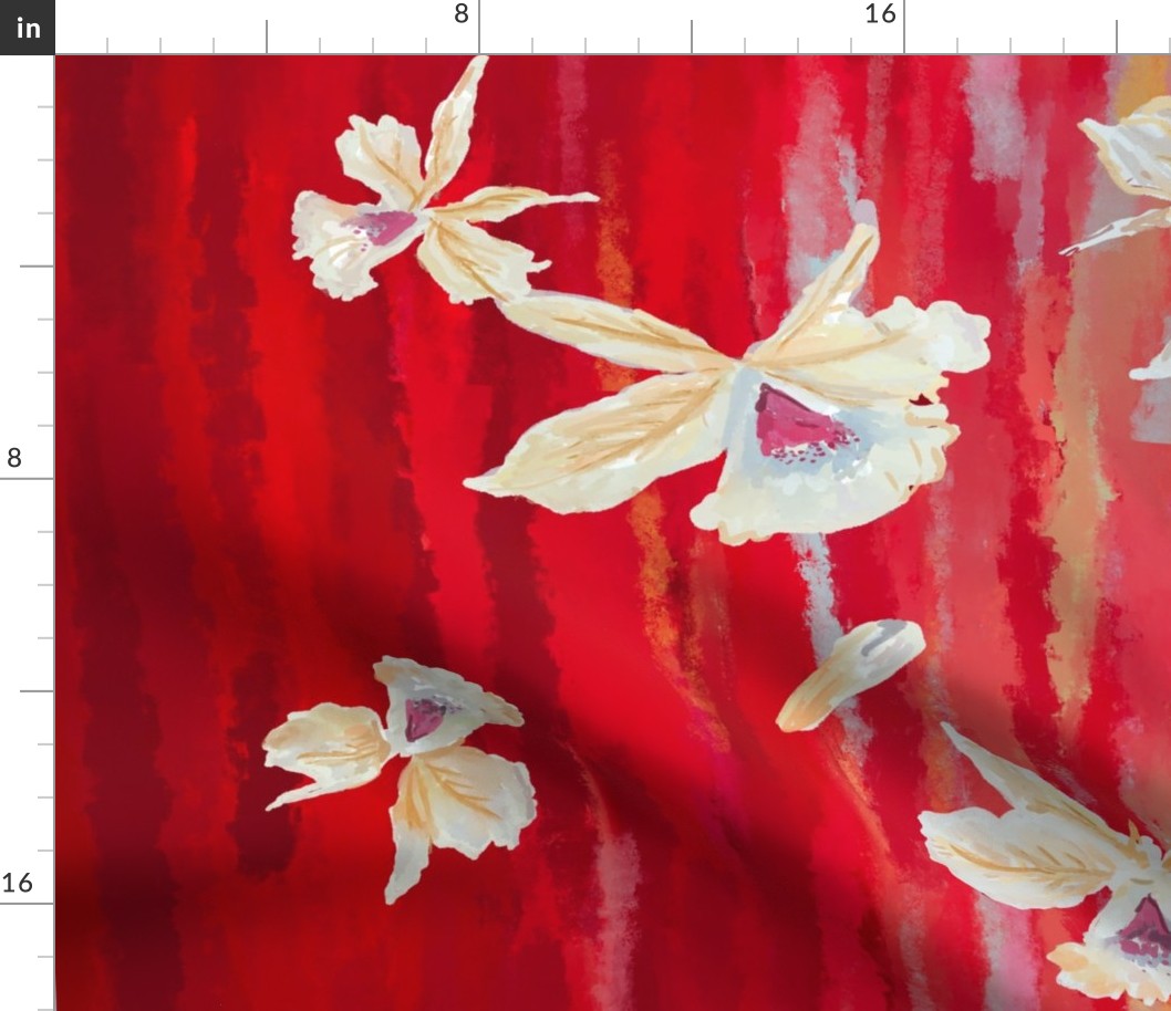 Tropical border fabric