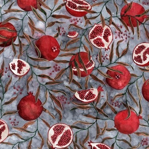 Pomegranate Watercolor 