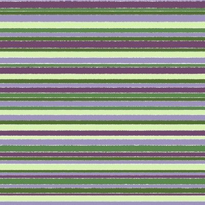 Striped Green and Purple - horizontal
