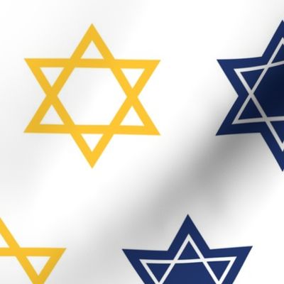 Star of David on white background