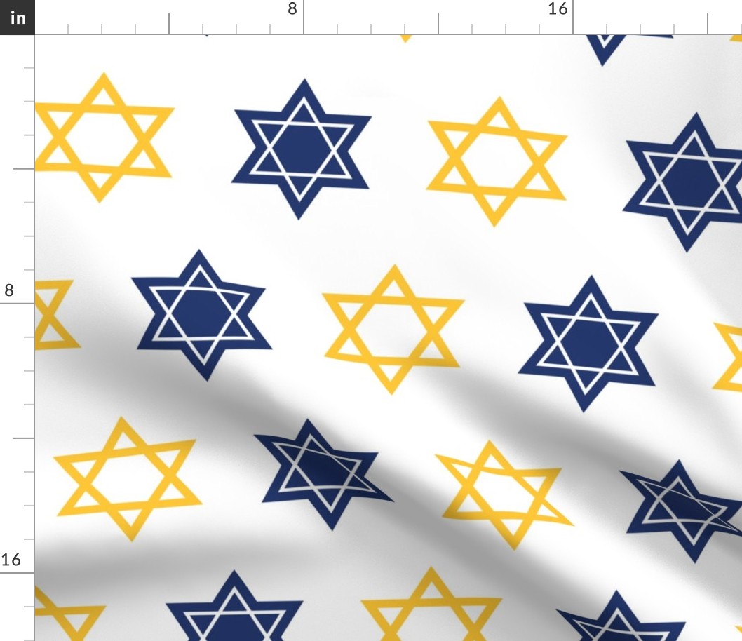 Star of David on white background