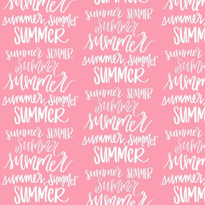 summer summer script - pink white