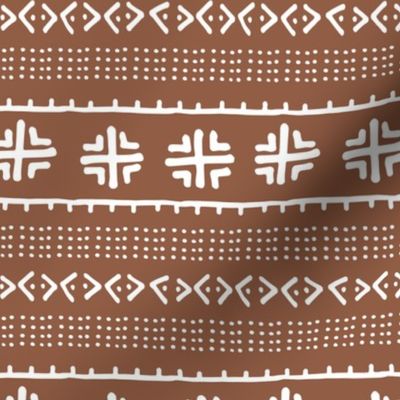 Tribal Mud Cloth // Leather