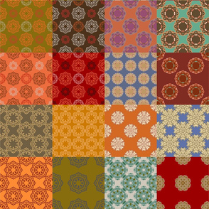 Patchwork seamless pattern