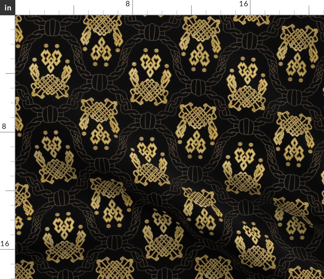 Knot more pawprints - Golden Effect dog paws