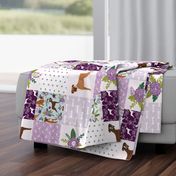 boxer pet quilt c dog breed nursery cheater quilt wholecloth