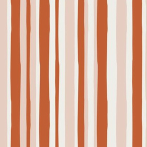 fall stripes - blush and cider - LAD19
