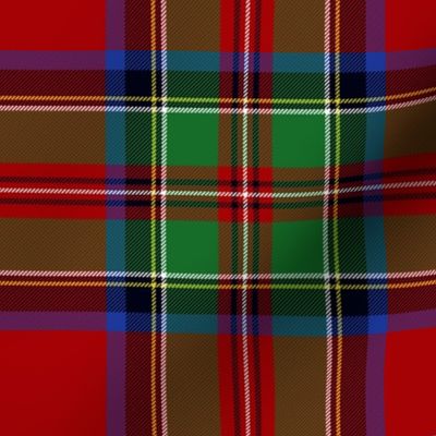 Royal Stewart / Stuart tartan, 7"