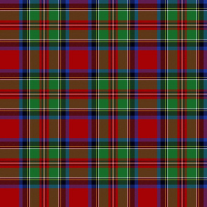 Royal Stewart / Stuart tartan, 6" bright