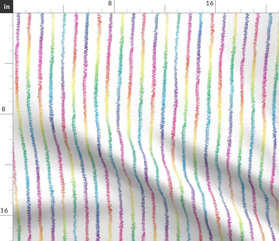 magic crayon rainbow mini-stripe (vertical)