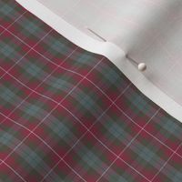 Fraser 1842 red  tartan, 1.5" weathered (1:4 scale)