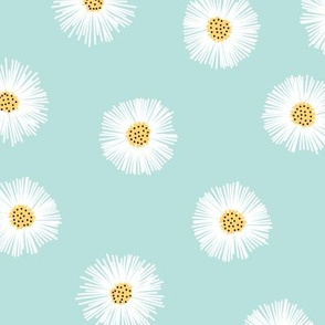 daisies - mint