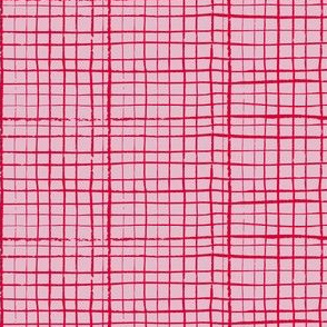 Funky Grid in Pink