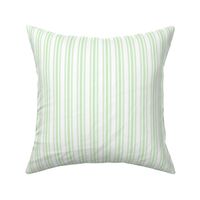 Trendy Large Spearmint Mint Pastel Green French Mattress Ticking Double Stripes