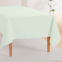 Trendy Large Spearmint Mint Pastel Green French Mattress Ticking Double Stripes