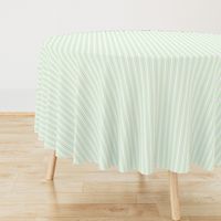 Trendy Large Spearmint Mint Pastel Green French Mattress Ticking Double Stripes