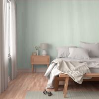 Trendy Large Spearmint Mint Pastel Green French Mattress Ticking Double Stripes