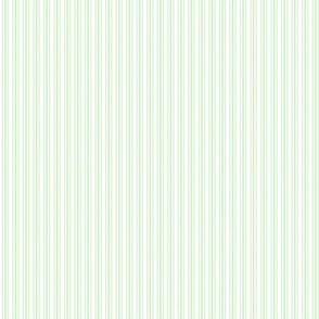 Classic Small Spearmint Mint Pastel Green French Mattress Ticking Double Stripes