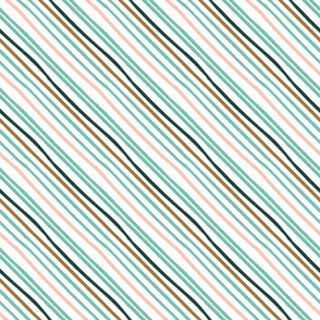 Diagonal Lines-Spearmint 
