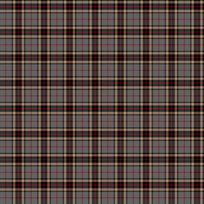 Thomson / Thompson / MacTavish tartan - 1" tan/grey