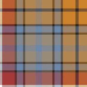 Buchanan 1800 tartan - 24" weathered red colors